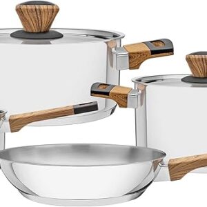 Jogo de Panelas, Tramontina, Inox, 4 Peças